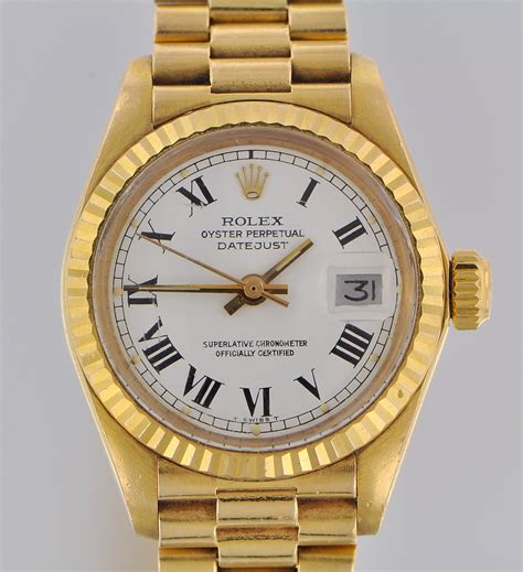 womens rolex oyster perpetual datejust gold price|rolex oyster perpetual date value.